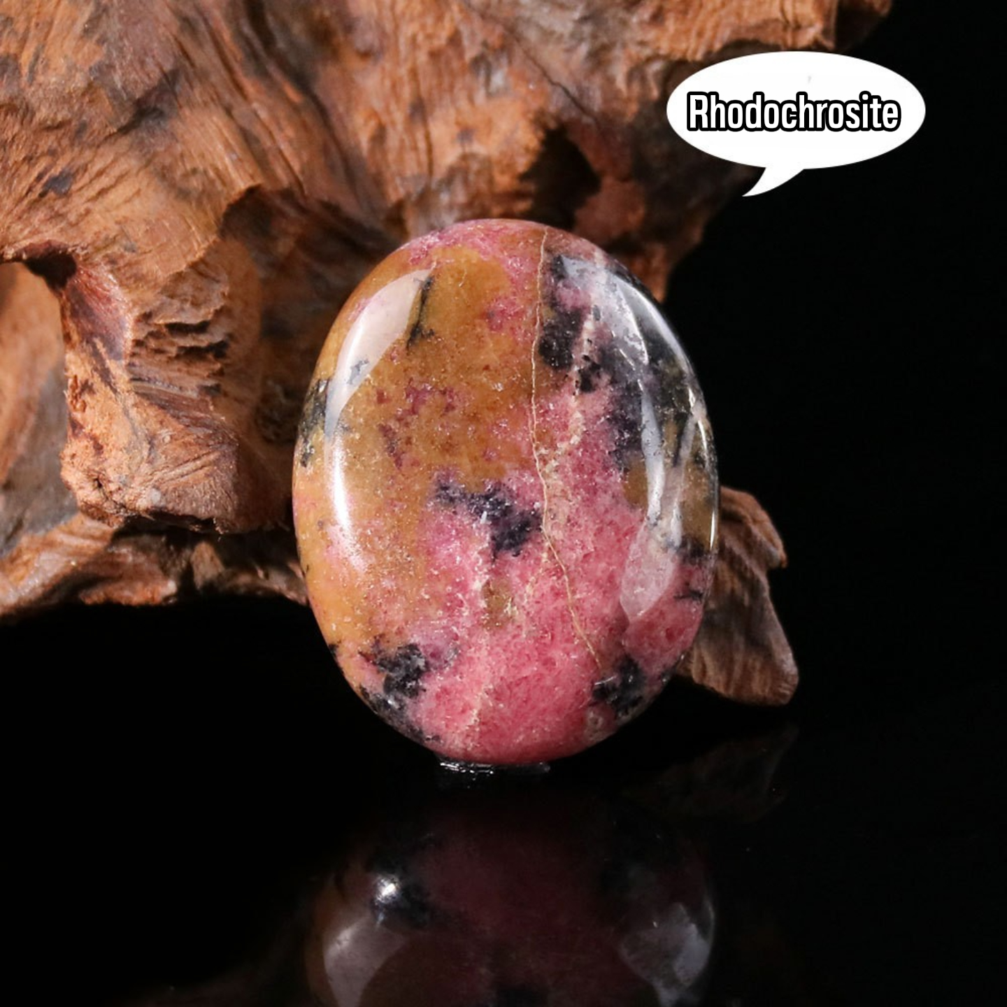 Natural Crystal Large Oval Polished Plam Stone,Worry Stone For Stress Relief | Gemstone Spiritual Healing Stone Meaning