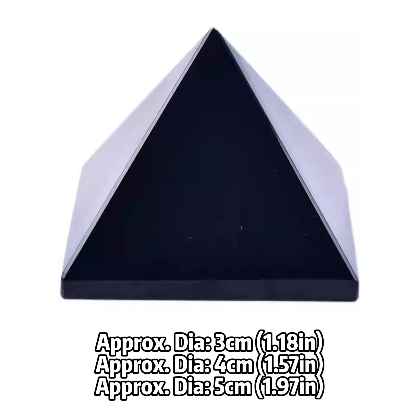 Natural Black Obsidian Crystal Pyramid Polished Stone for Rekki,Meditation,Chakra Balancing and Crystal Pyramids Grid | Gemstone Spiritual Healing Stone Meaning