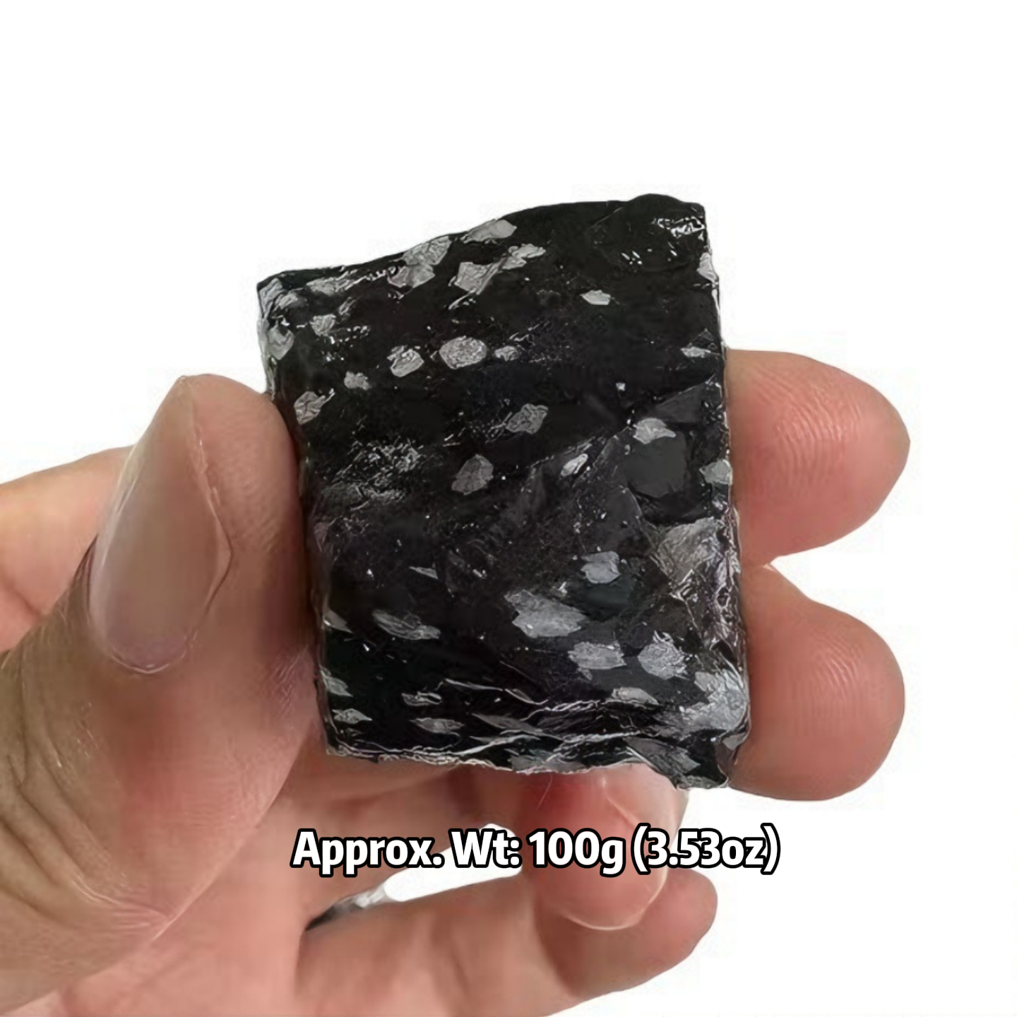 Natural Rough Snowflake Obsidian Bulk Crystal – Rock Stone & Mineral Specimen For Rekki,Meditation | Gemstone Spiritual Healing Stone Meaning