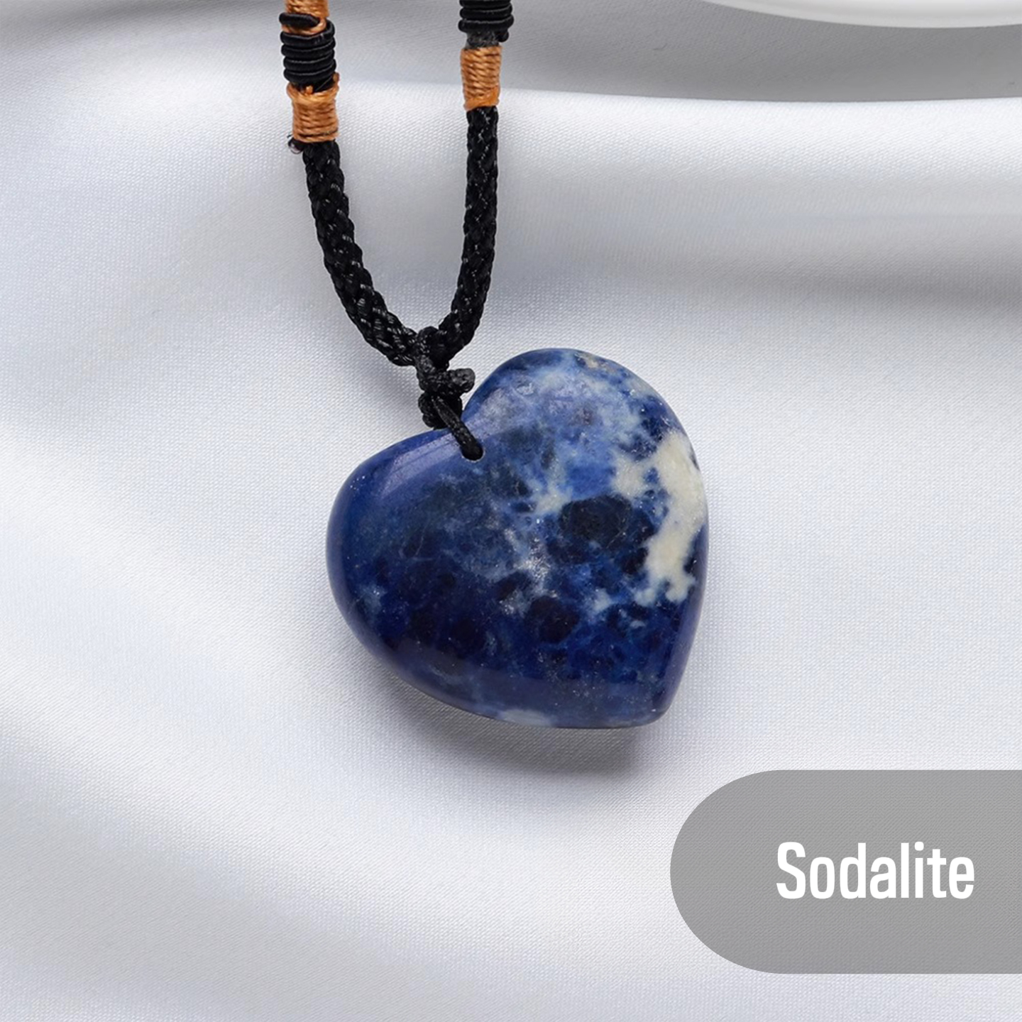 Natural Raw Crystal Heart Pendant Necklace · Healing Gemstone Heart Jewelry · Energy Stone Heart Charm