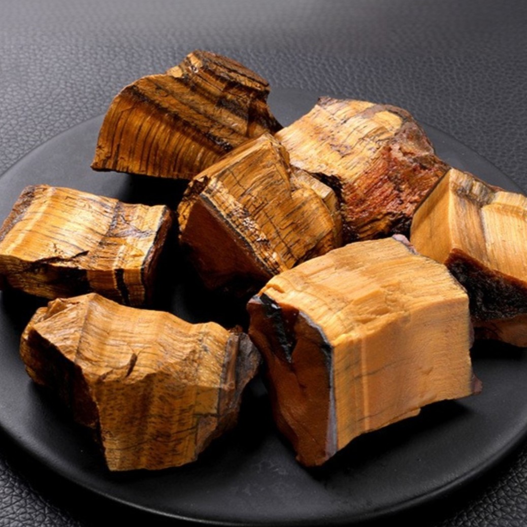 Natural Tiger Eye Gemstones Raw Stone Aroma Stone | Fireless Diffuser Stone | Crystals Spiritual Healing Stone Meaning
