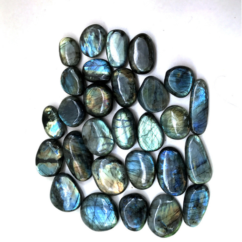 Natural Labradorite palm gemstone emotionnal crystal healing&decor