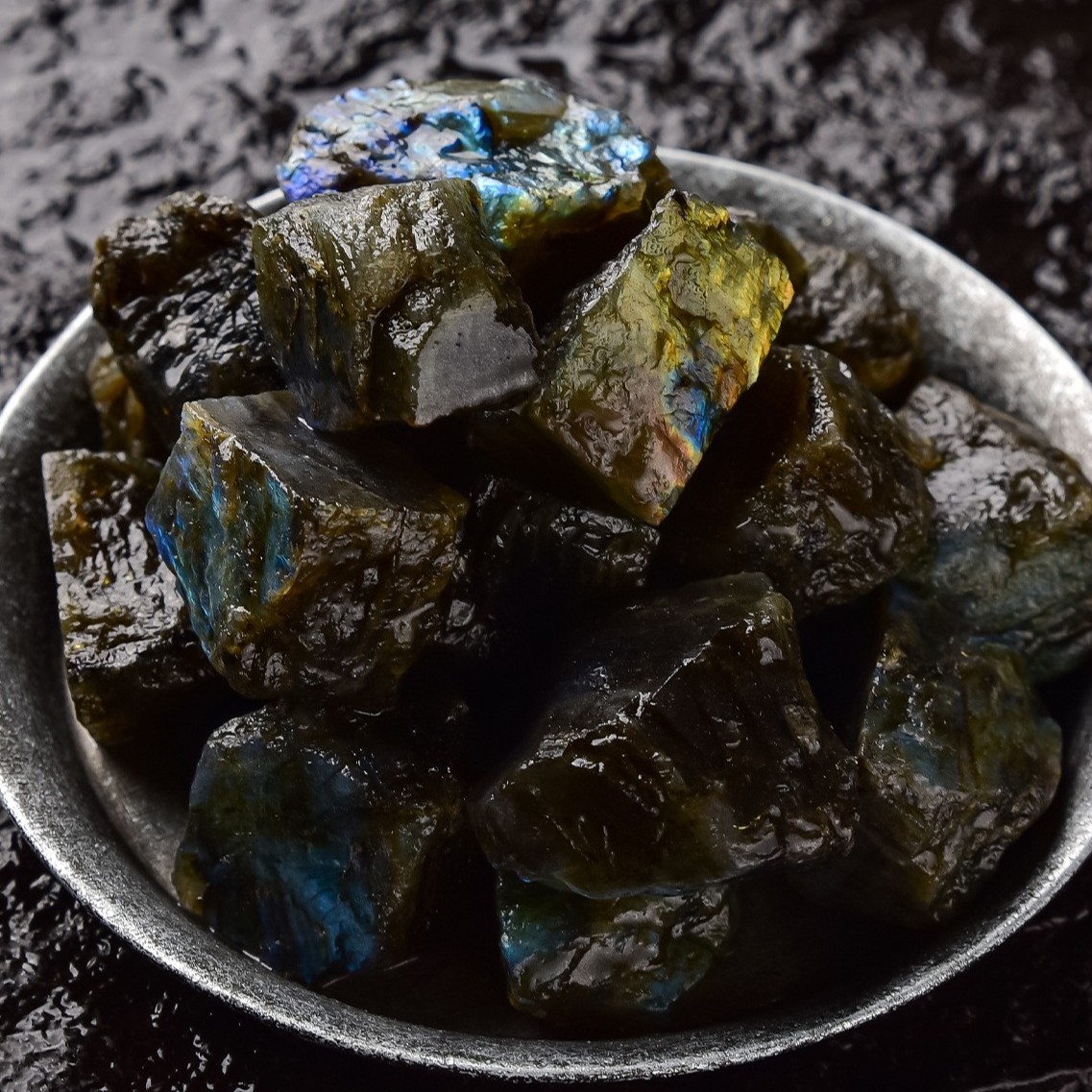 Natural Labradorite Gemstone Rock  Healing Raw Stones for Tumbling,Polishing | Crystal Spiritual Healing Stone Meaning