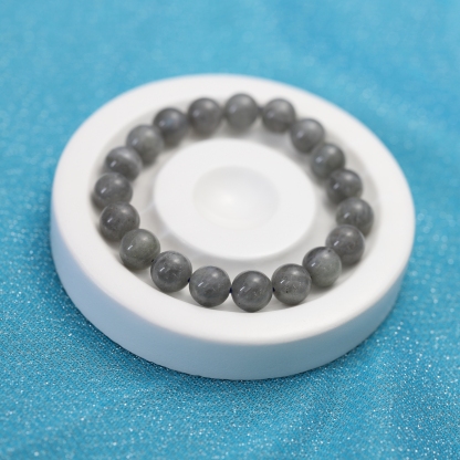 The Labradorite Bracelet 6 to 16 mm ,Gemstone Round Beads Stretch Bracelet Beads, ,Natural Healing Stone,Gift For Women