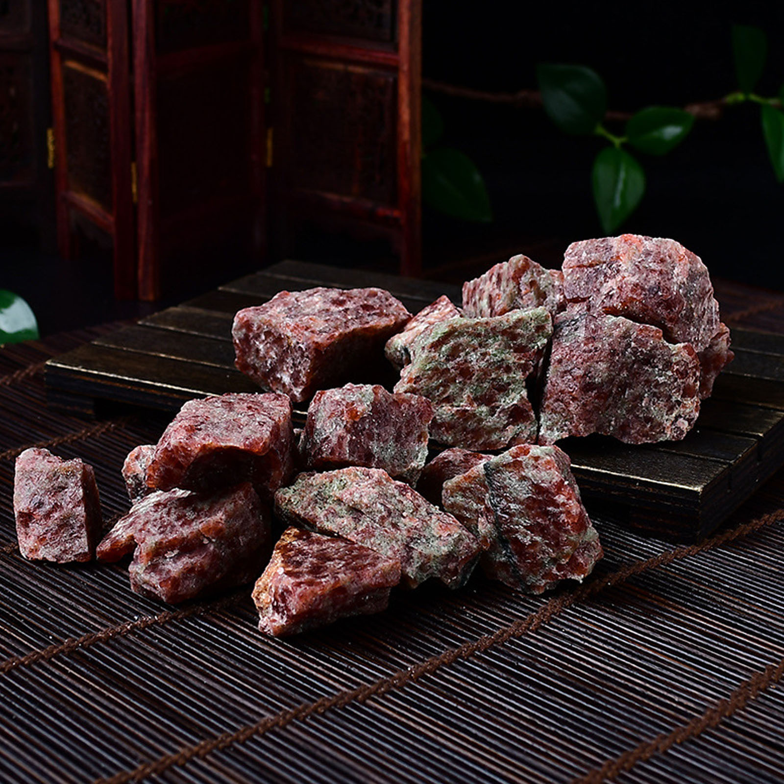 Natural Garnet Gemstone Raw Stone for Essential Oil Diffuser | Crystal Spiritual Healing Stone Meaning