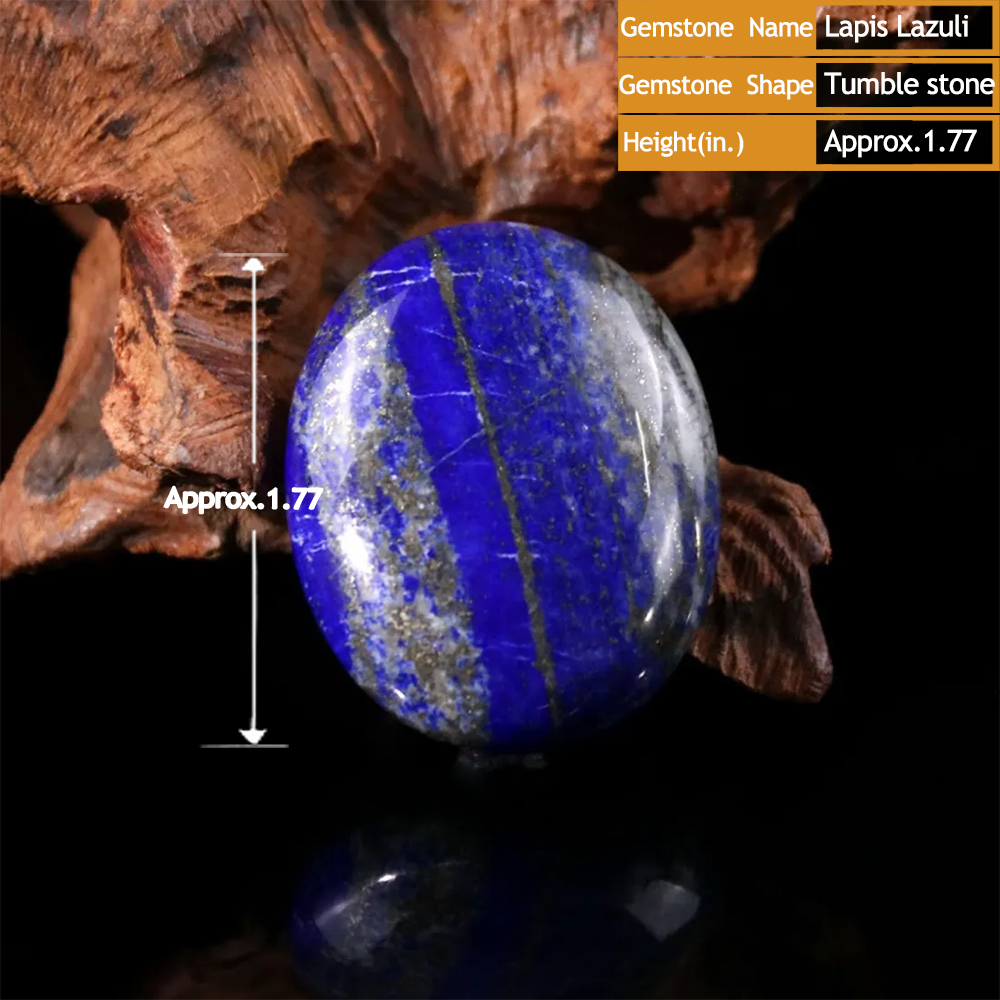 Natural Crystal Large Oval Polished Plam Stone,Worry Stone For Stress Relief | Gemstone Spiritual Healing Stone Meaning