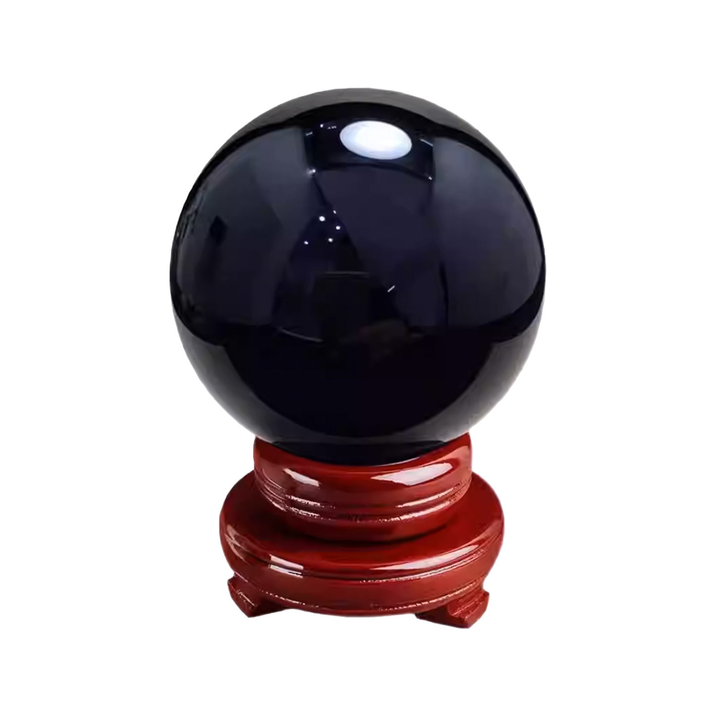 Natural Large Obsidian Crystal Sphere On Stand – Crystal Ball Polished Stone For Reiki,Meditation,Decoration | Gemstone Spiritual Healing Stone Meaning
