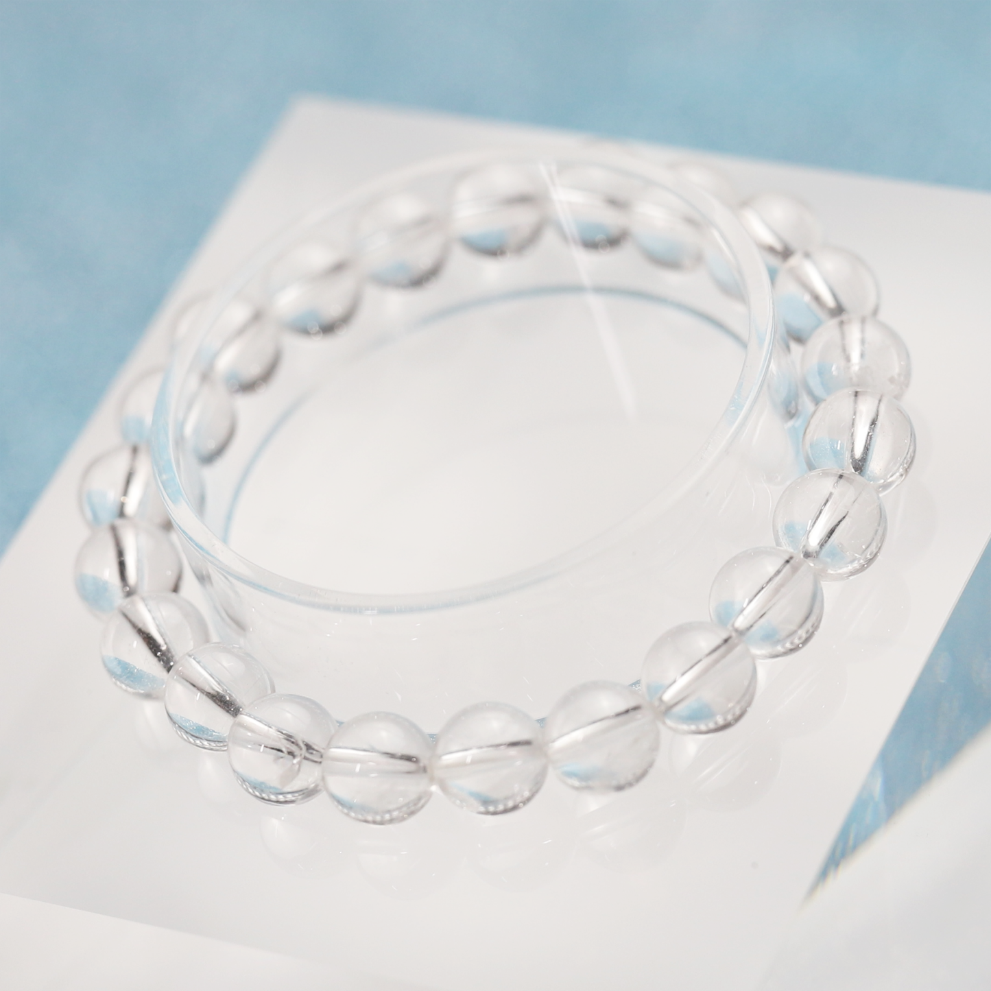 Clear Quartz Bracelet 6 to 16 mm ,Gemstone Round Beads Stretch Bracelet Beads, ,Natural Healing Stone,Gift For Women