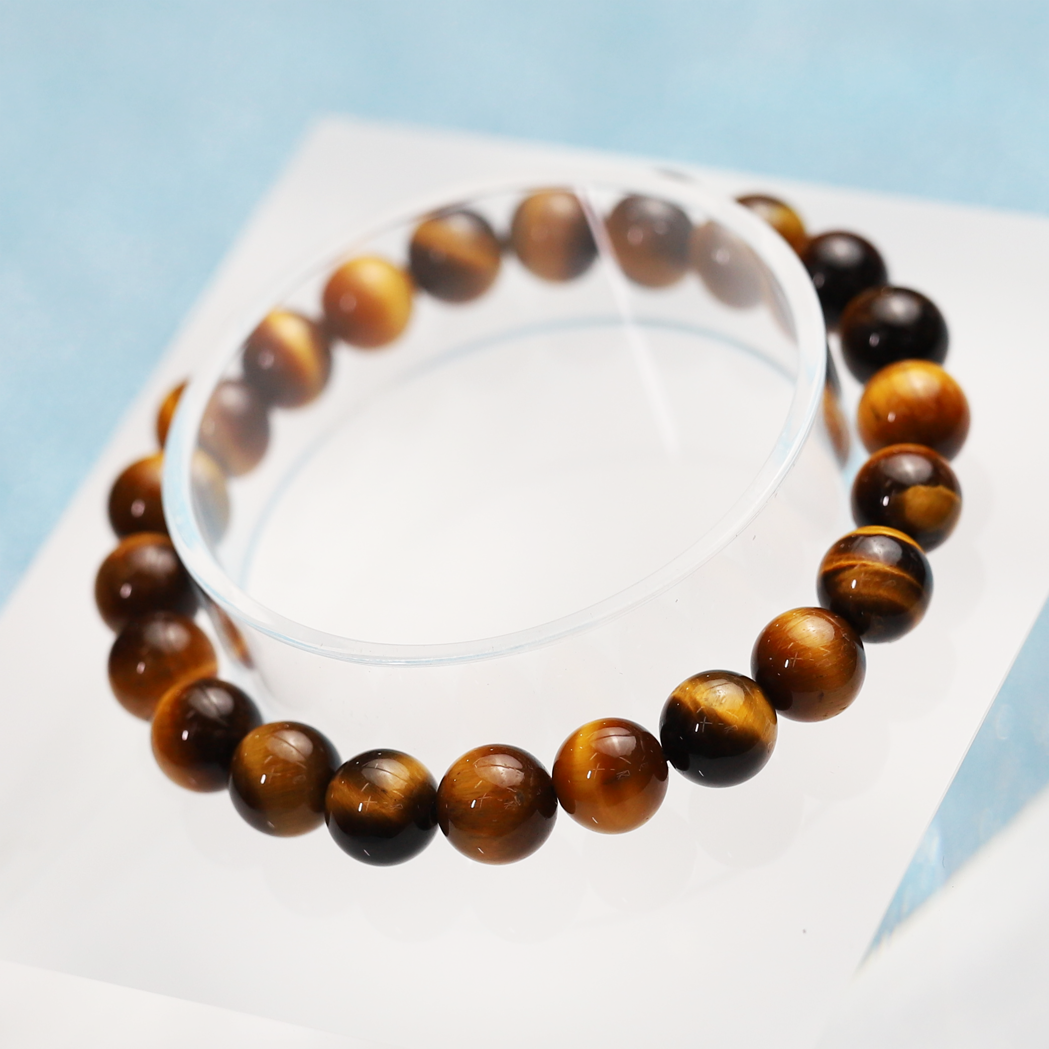 Yellow Tiger-eye Bracelet 6 to 16 mm ,Gemstone Round Beads Stretch Bracelet Beads,Man Bracelet Jewelry Yellow Tigers Eye Bead Bracelet Natural Stone Gemstone Healing Bracelet