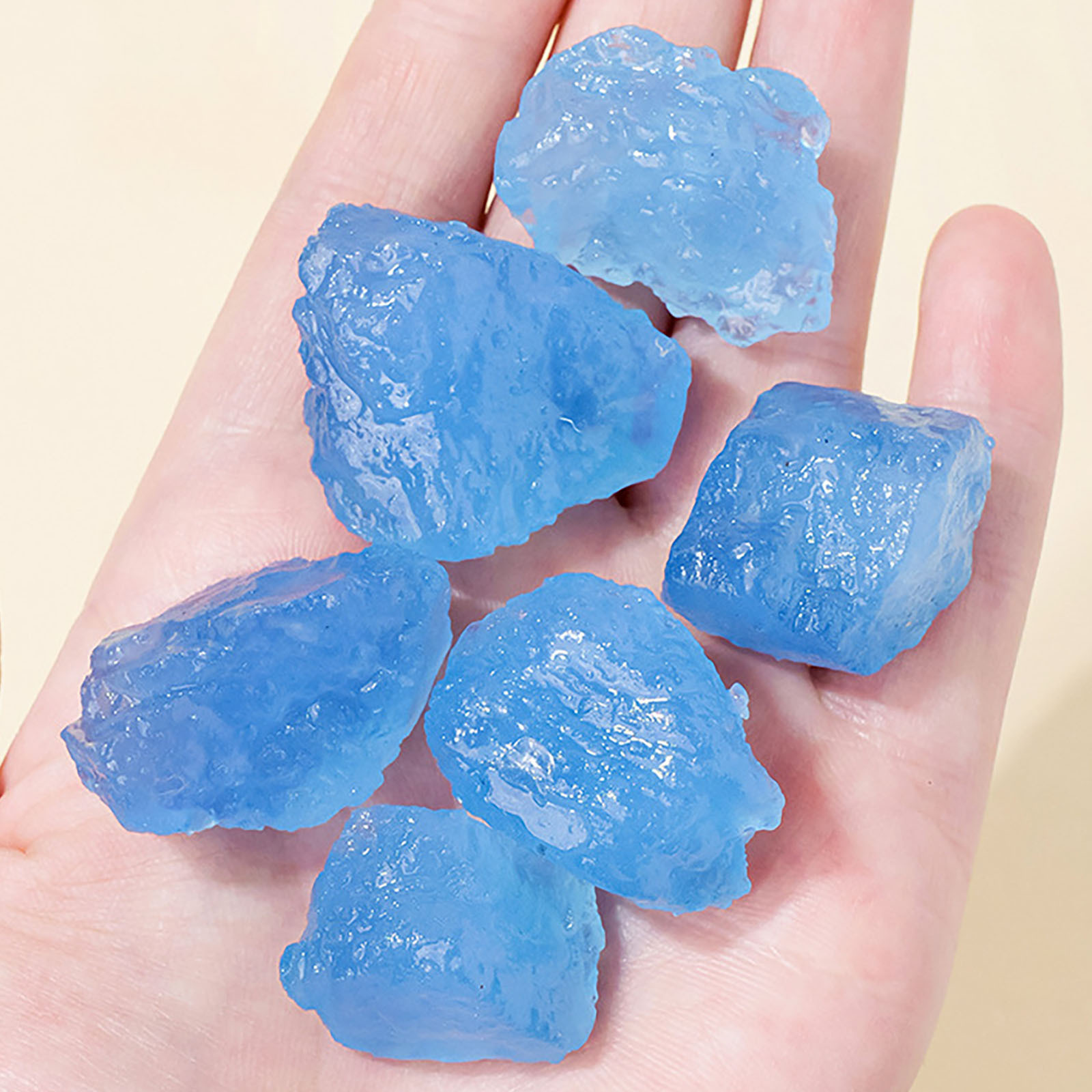 Natural Gemstone Aquamarine Raw Crystals Rough Stones,Rocks for Tumbling and DIY | Crystal Spiritual Healing Stone Meaning