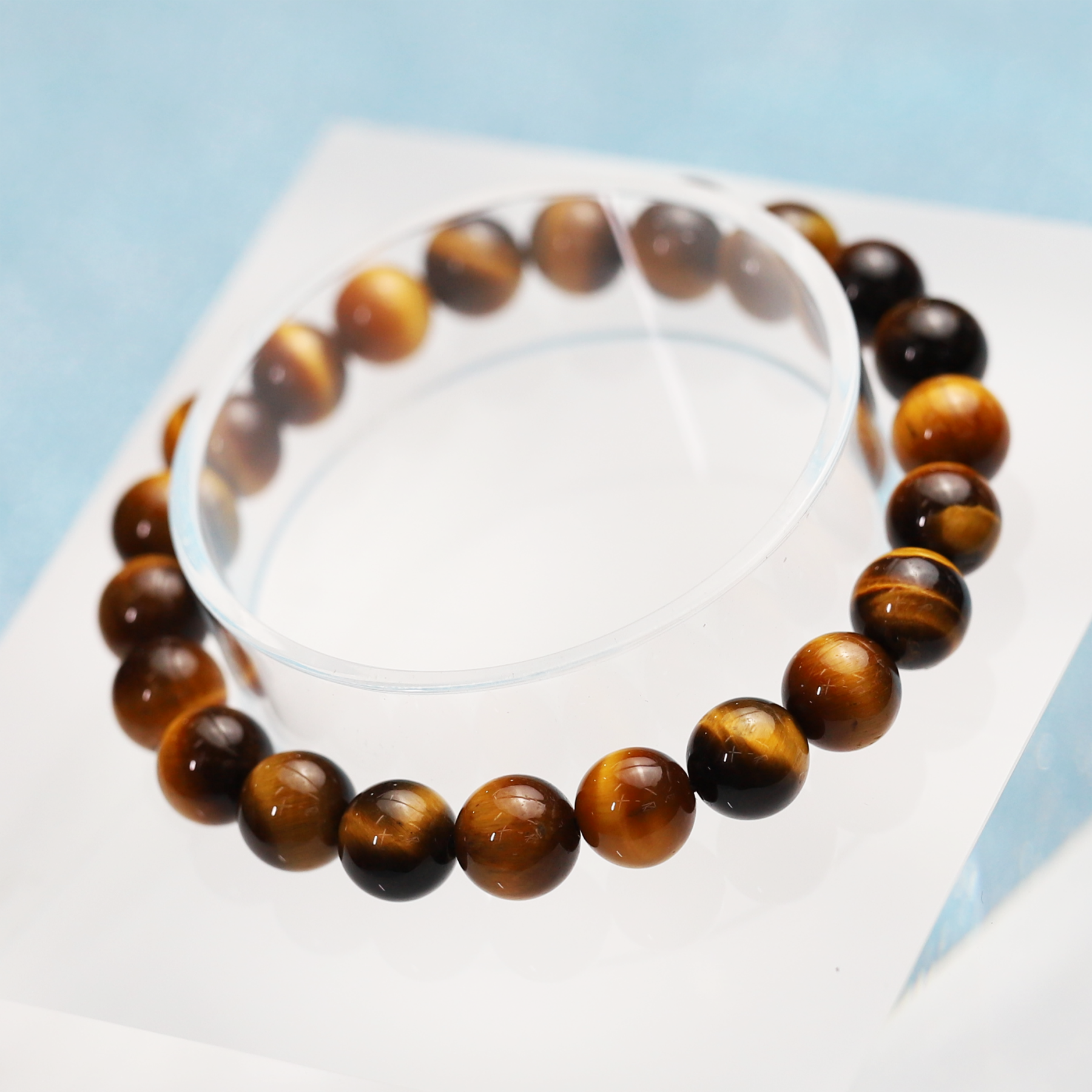 Yellow Tiger-eye Bracelet 6 to 16 mm ,Gemstone Round Beads Stretch Bracelet Beads,Man Bracelet Jewelry Yellow Tigers Eye Bead Bracelet Natural Stone Gemstone Healing Bracelet