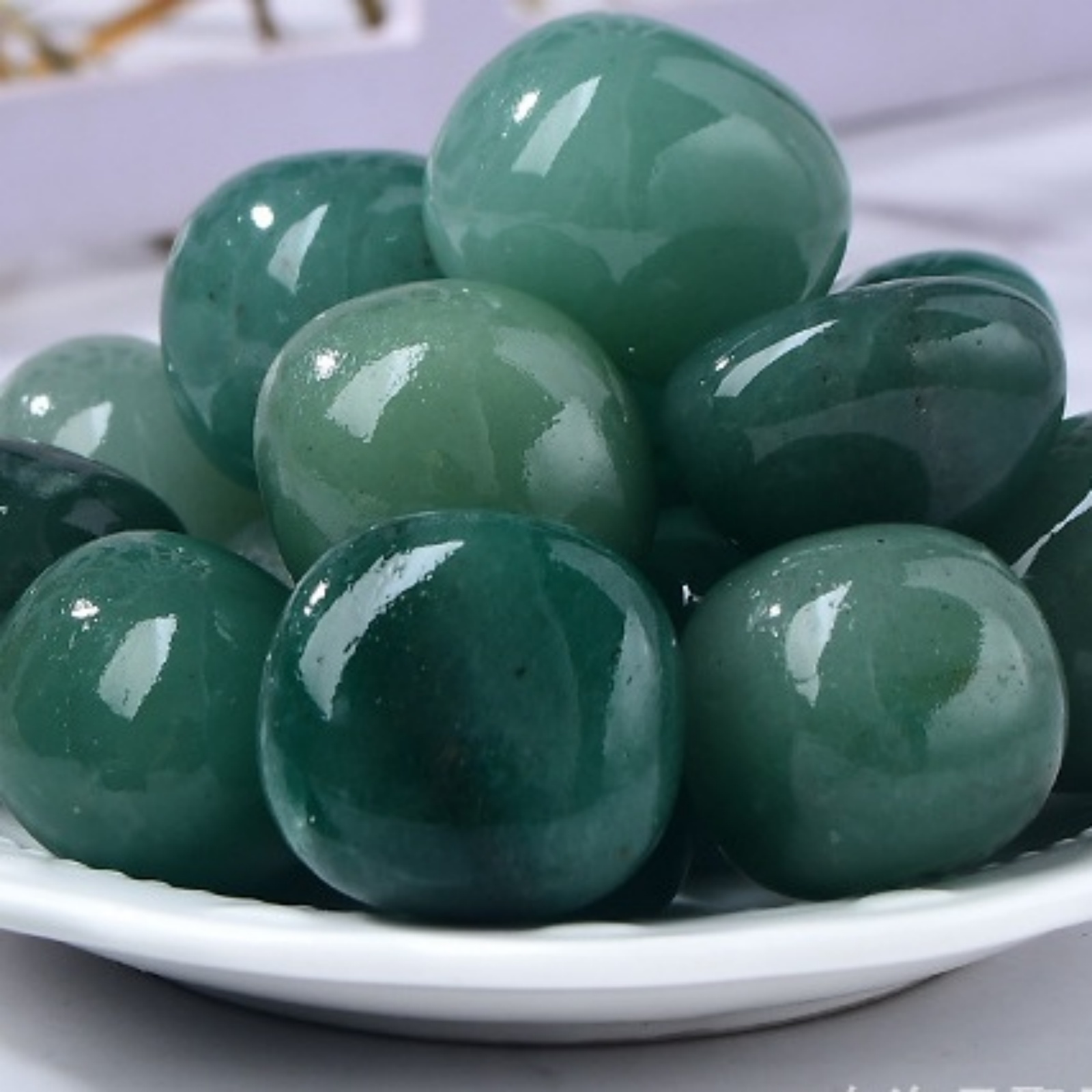 Natural Green Aventurine Gemstone Large Tumble Stone Polished Stone | Crystal Spiritual Healing Stone Meaning
