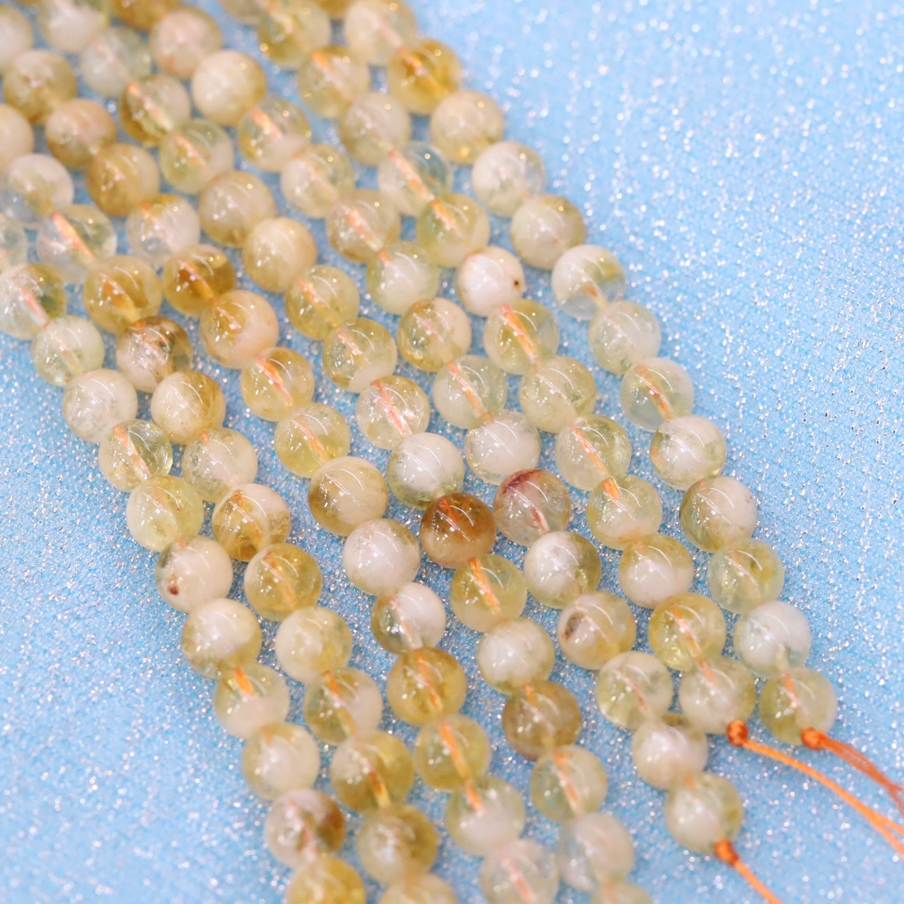 The Citrine Loose bead 6 to 16 mm ,Gemstone Loose bead Stretch Bracelet Beads, ,Natural Healing Stone,Gift For Women