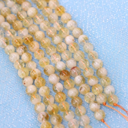 The Citrine Loose bead 6 to 16 mm ,Gemstone Loose bead Stretch Bracelet Beads, ,Natural Healing Stone,Gift For Women