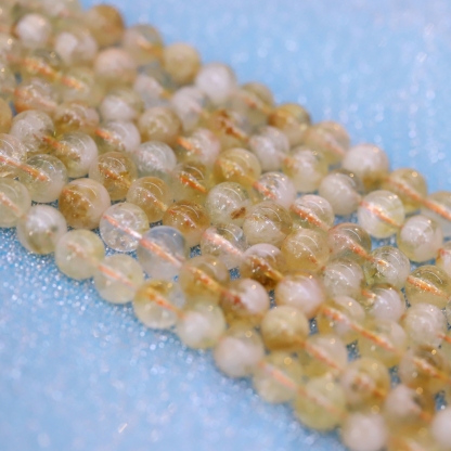 The Citrine Loose bead 6 to 16 mm ,Gemstone Loose bead Stretch Bracelet Beads, ,Natural Healing Stone,Gift For Women