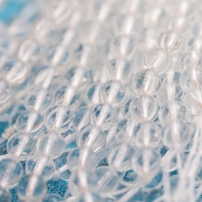 The Clear Quartz Loose bead 6 to 14 mm ,Gemstone Loose bead Stretch Bracelet Beads, ,Natural Healing Stone,Gift For Women