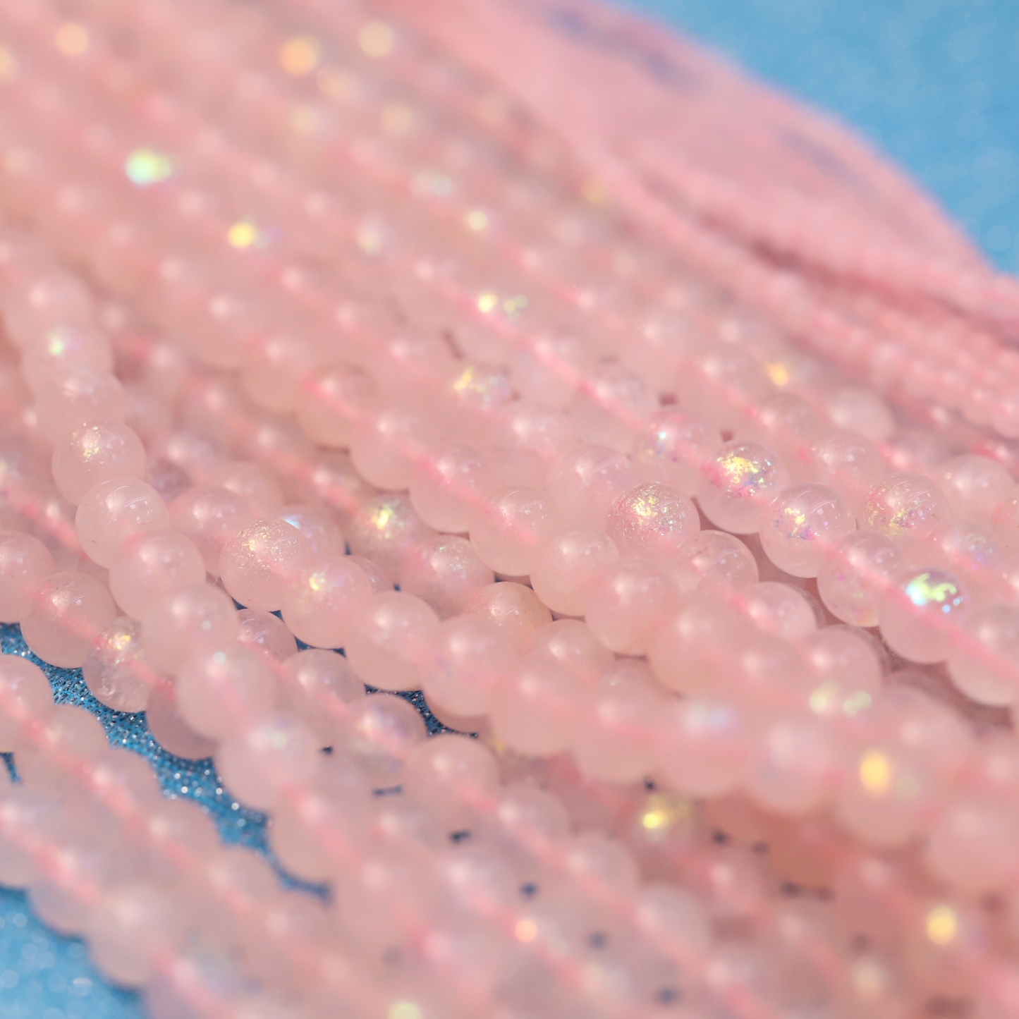 The Rose Quartz Loose bead 6 to 14 mm ,Gemstone Loose bead Stretch Bracelet Beads, ,Natural Healing Stone,Gift For Women