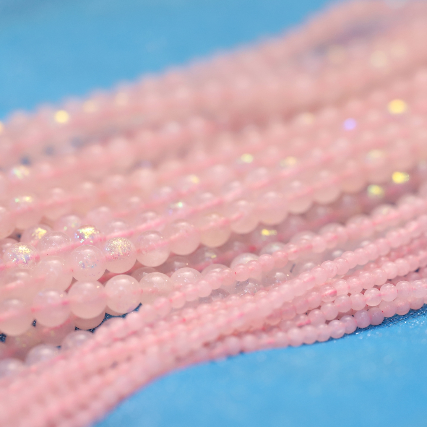 The Rose Quartz Loose bead 6 to 14 mm ,Gemstone Loose bead Stretch Bracelet Beads, ,Natural Healing Stone,Gift For Women