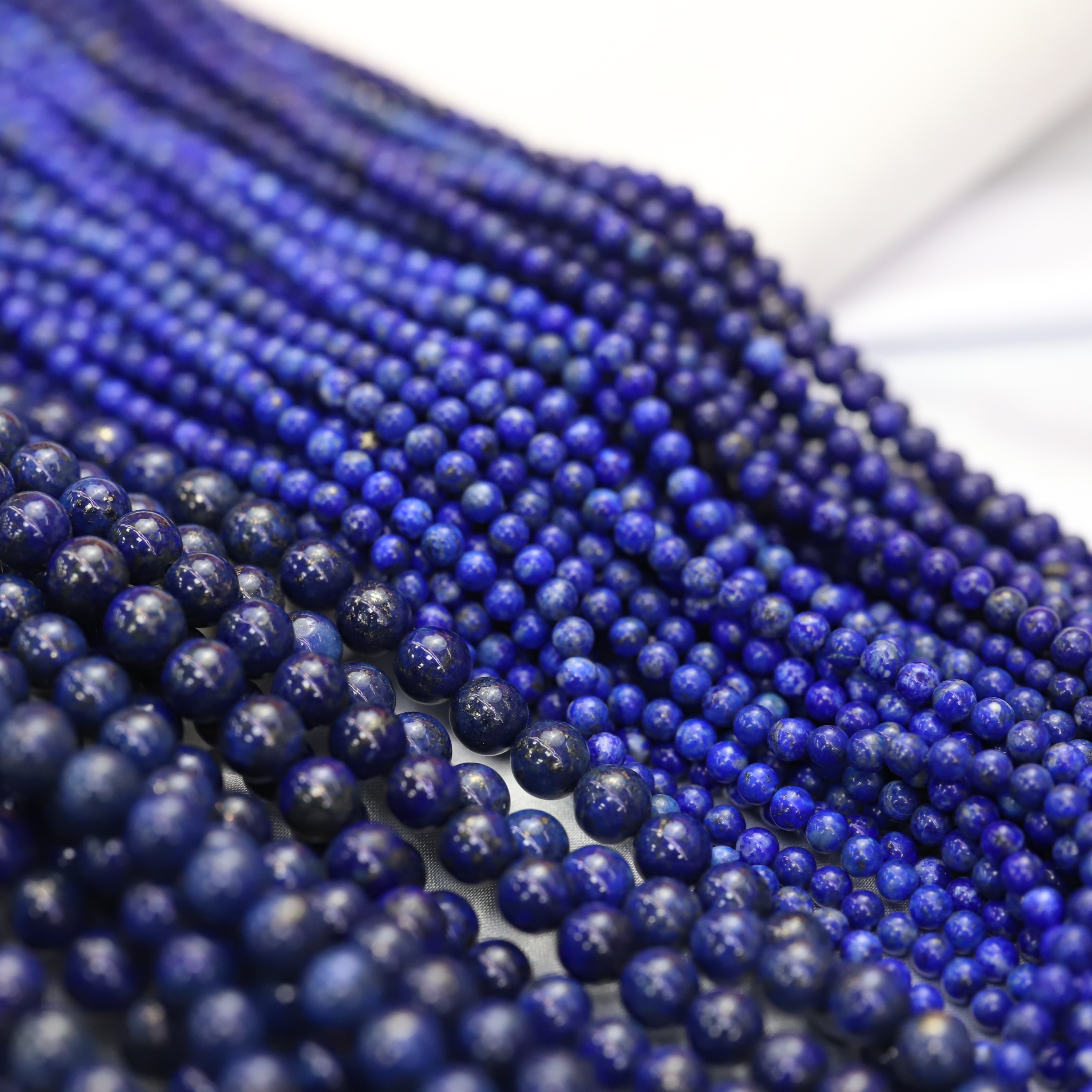 The Lapis Lazuli Loose beads 6 to 14 mm ,Gemstone bead Stretch Loose beads, ,Natural Healing Stone,Gift For Women