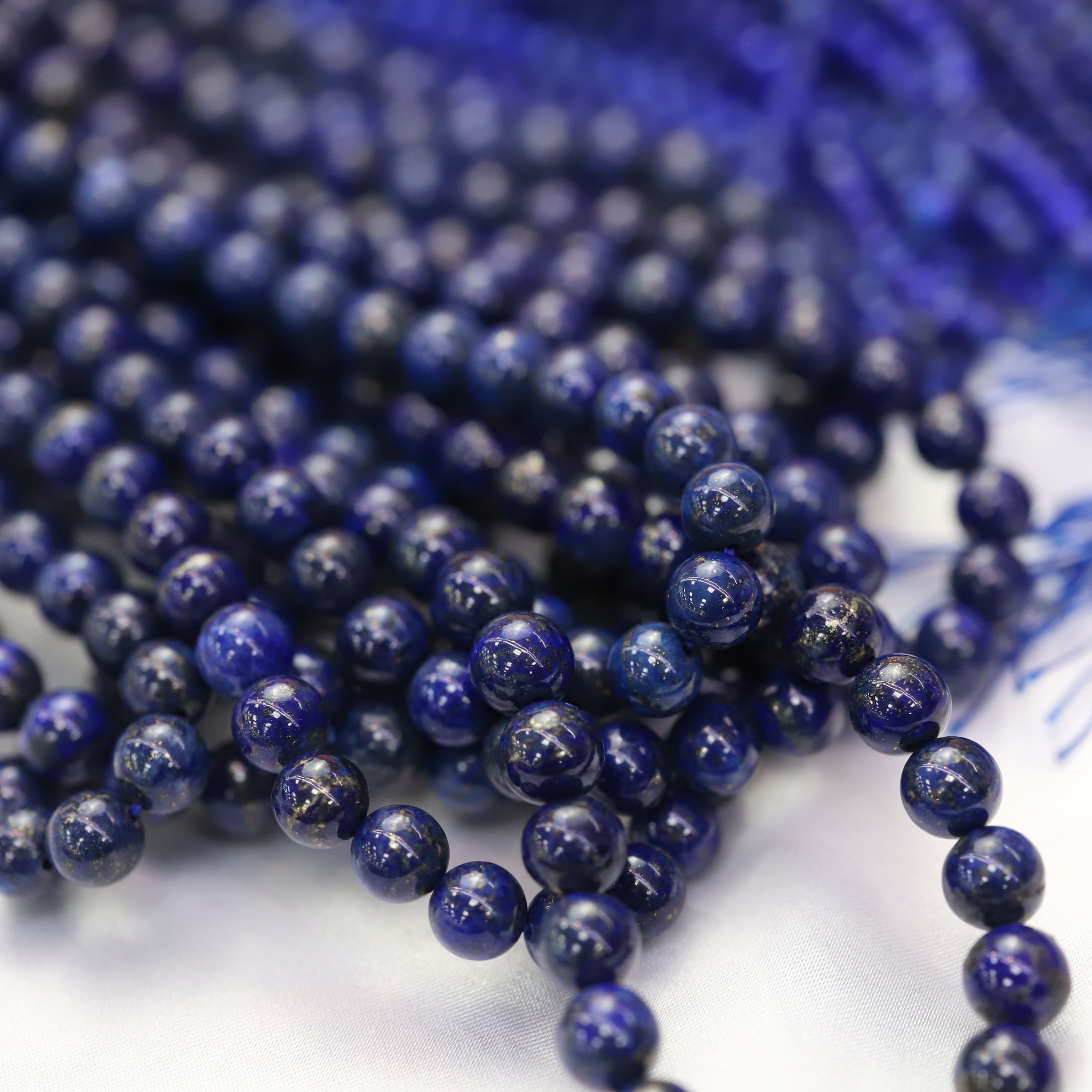 The Lapis Lazuli Loose beads 6 to 14 mm ,Gemstone bead Stretch Loose beads, ,Natural Healing Stone,Gift For Women