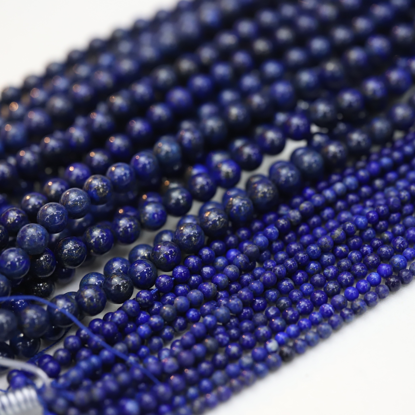 The Lapis Lazuli Loose beads 6 to 14 mm ,Gemstone bead Stretch Loose beads, ,Natural Healing Stone,Gift For Women