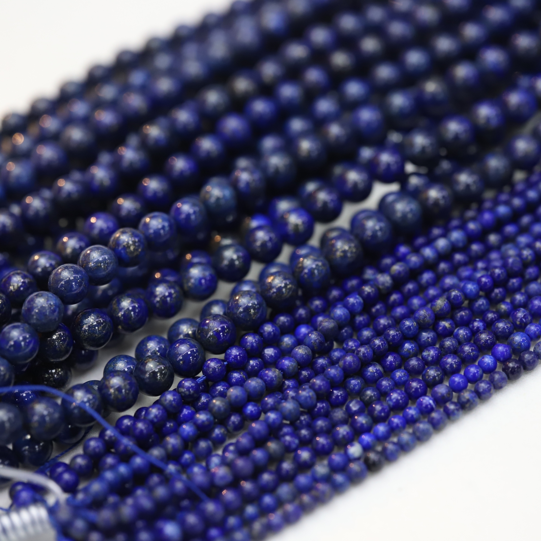 The Lapis Lazuli Loose beads 6 to 14 mm ,Gemstone bead Stretch Loose beads, ,Natural Healing Stone,Gift For Women
