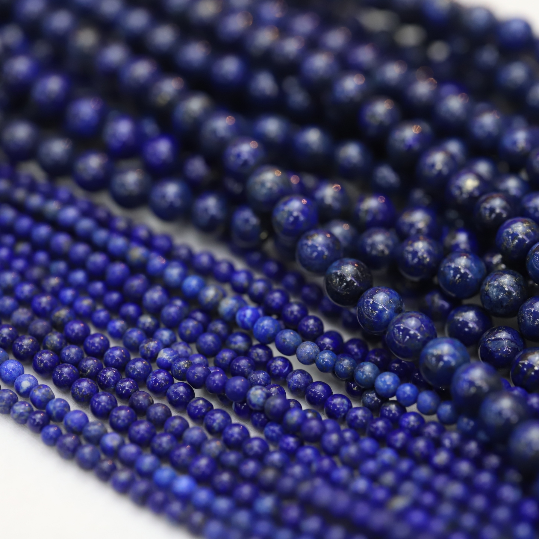 The Lapis Lazuli Loose beads 6 to 14 mm ,Gemstone bead Stretch Loose beads, ,Natural Healing Stone,Gift For Women