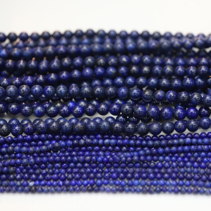 The Lapis Lazuli Loose beads 6 to 14 mm ,Gemstone bead Stretch Loose beads, ,Natural Healing Stone,Gift For Women