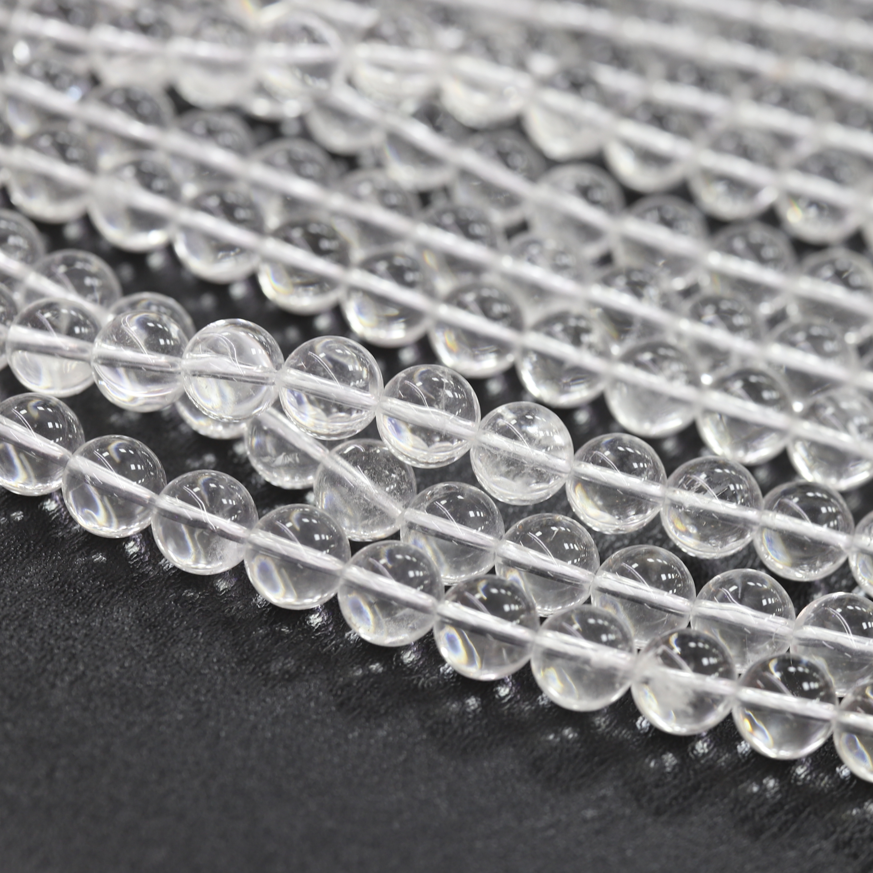 The Clear Quartz Loose bead 6 to 14 mm ,Gemstone Loose bead Stretch Bracelet Beads, ,Natural Healing Stone,Gift For Women