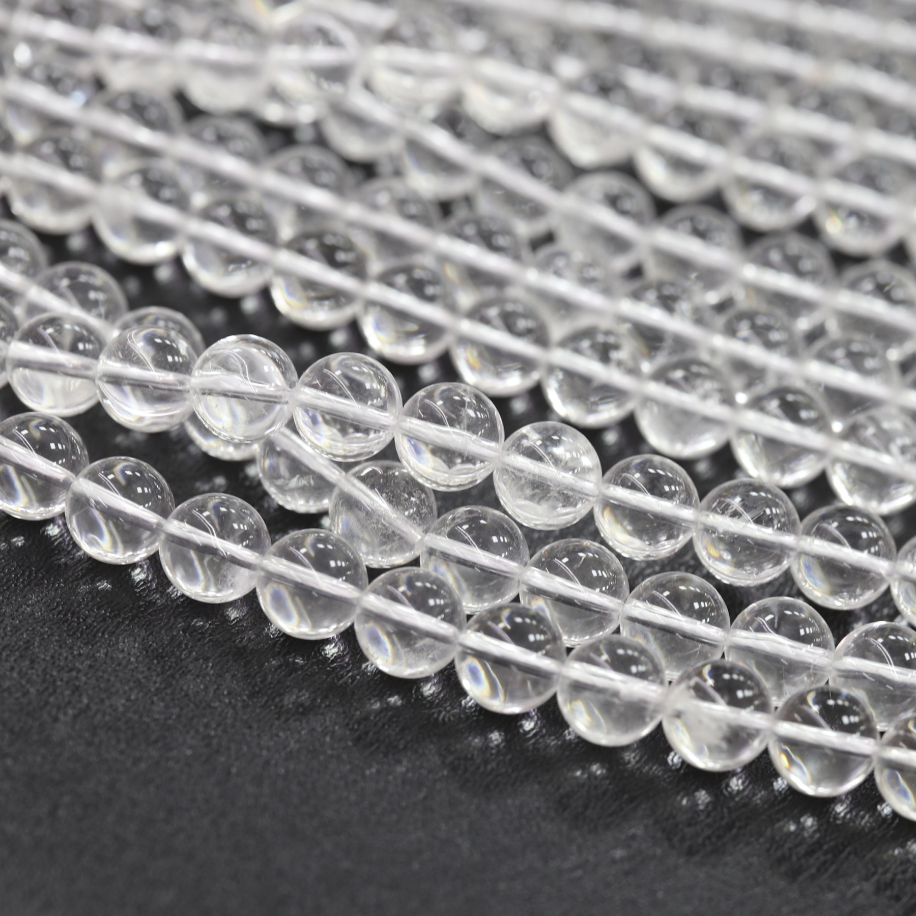 The Clear Quartz Loose bead 6 to 14 mm ,Gemstone Loose bead Stretch Bracelet Beads, ,Natural Healing Stone,Gift For Women