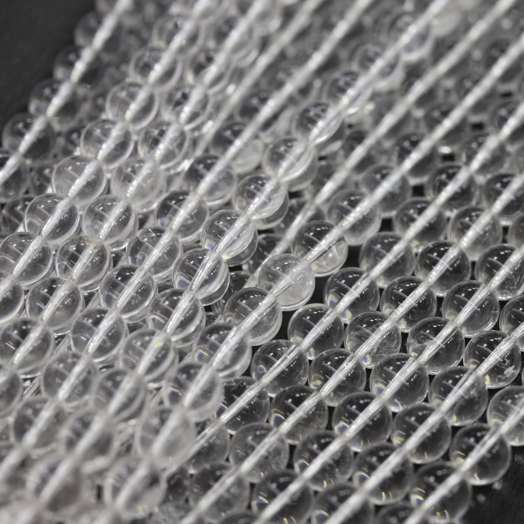 The Clear Quartz Loose bead 6 to 14 mm ,Gemstone Loose bead Stretch Bracelet Beads, ,Natural Healing Stone,Gift For Women