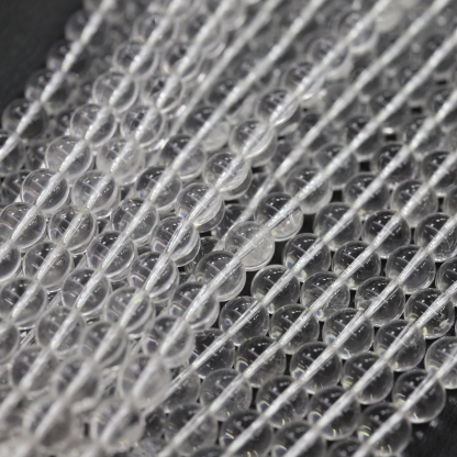 The Clear Quartz Loose bead 6 to 14 mm ,Gemstone Loose bead Stretch Bracelet Beads, ,Natural Healing Stone,Gift For Women