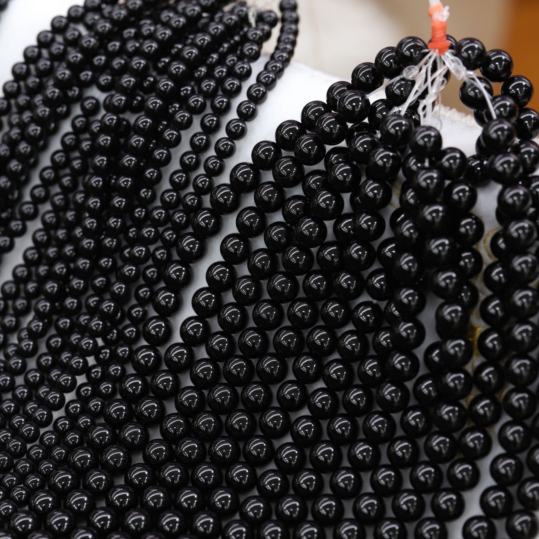 The Obsidian Loose bead 6 to 14 mm ,Gemstone Loose bead Stretch Loose bead, ,Natural Healing Stone,Gift 