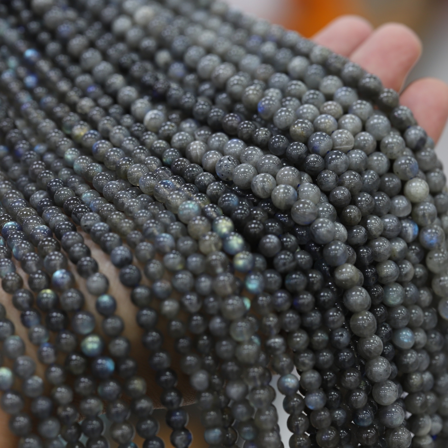 The Labradorite Loose bead 6 to 14 mm ,Gemstone Round Beads Stretch Loose beads, ,Natural Healing Stone,Gift For Women