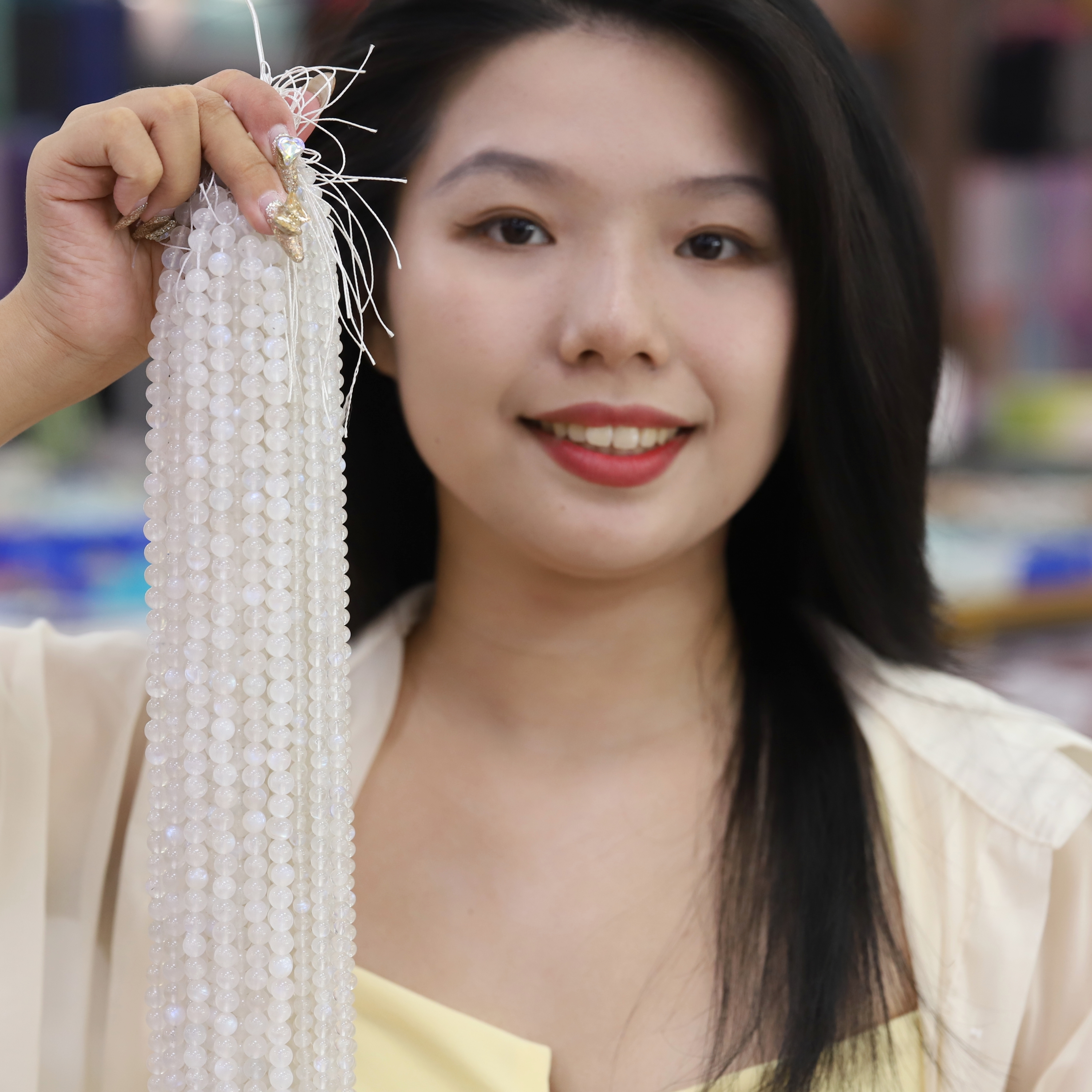 The Clear Quartz Loose beads 6 to 16 mm ,Gemstone bead Stretch Loose beads, ,Natural Healing Stone,Gift For Women