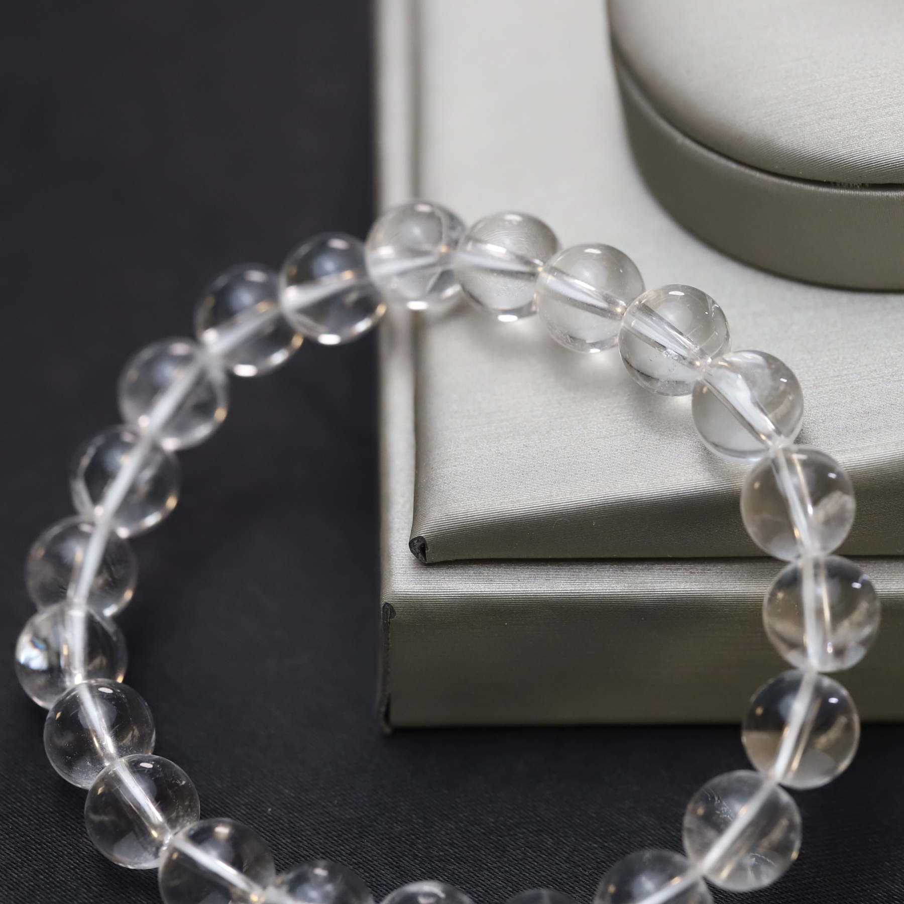 The Clear Quartz Bracelet 6 to 16 mm ,Gemstone bead Stretch Bracelet Beads, ,Natural Healing Stone,Gift For Women