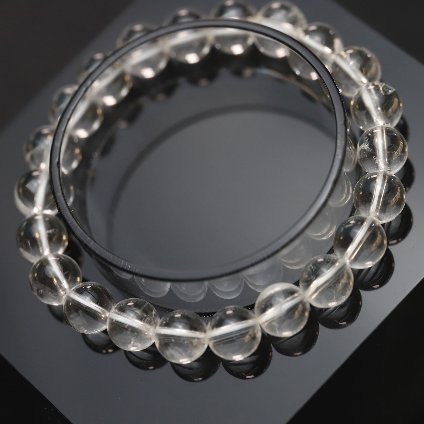 The Clear Quartz Bracelet 6 to 16 mm ,Gemstone bead Stretch Bracelet Beads, ,Natural Healing Stone,Gift For Women