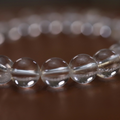 The Clear Quartz Bracelet 6 to 16 mm ,Gemstone bead Stretch Bracelet Beads, ,Natural Healing Stone,Gift For Women