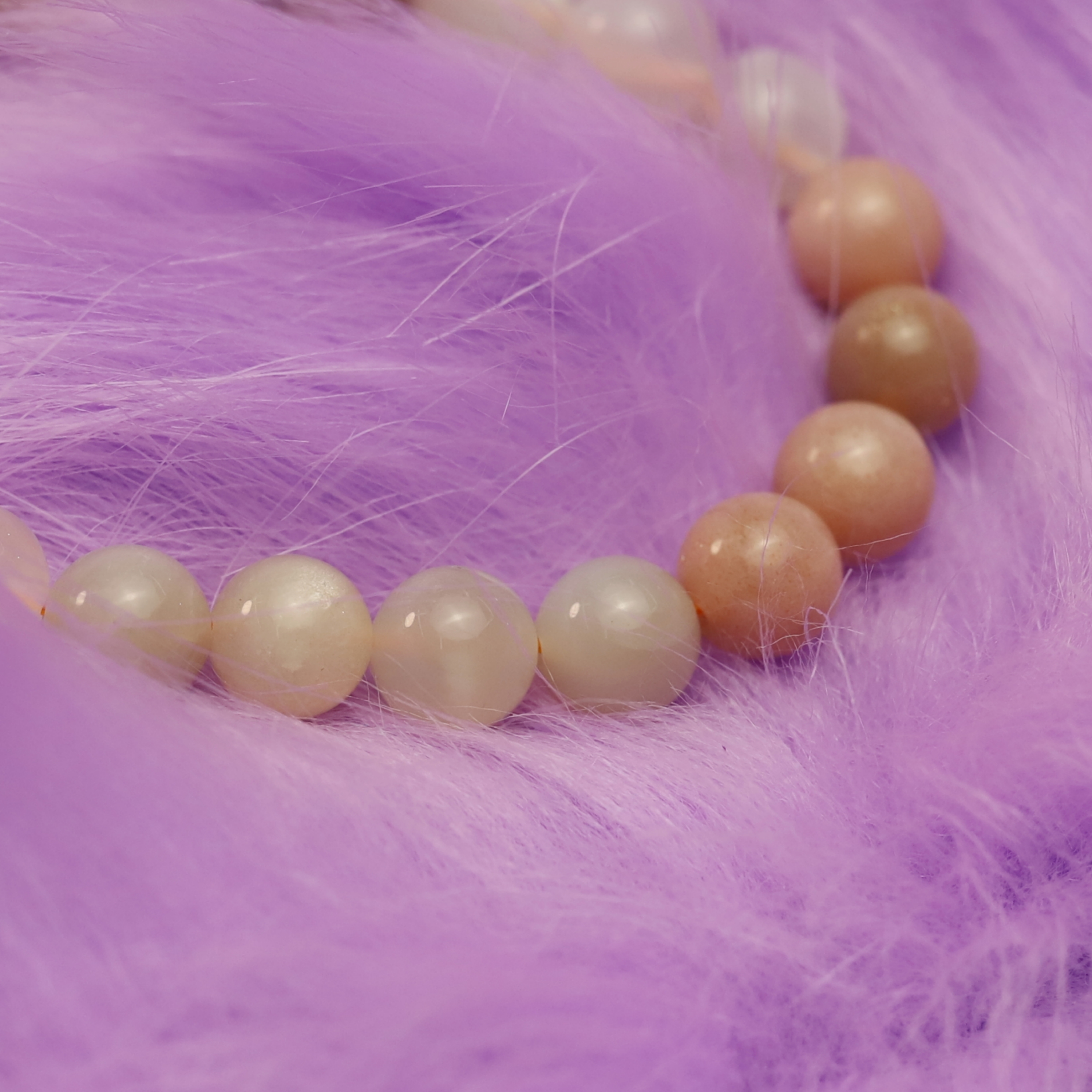 The Multicolor Moonstone Bracelet 6 to 16 mm ,Gemstone Round Beads Stretch Bracelet Beads, ,Natural Healing Stone,Gift For Women