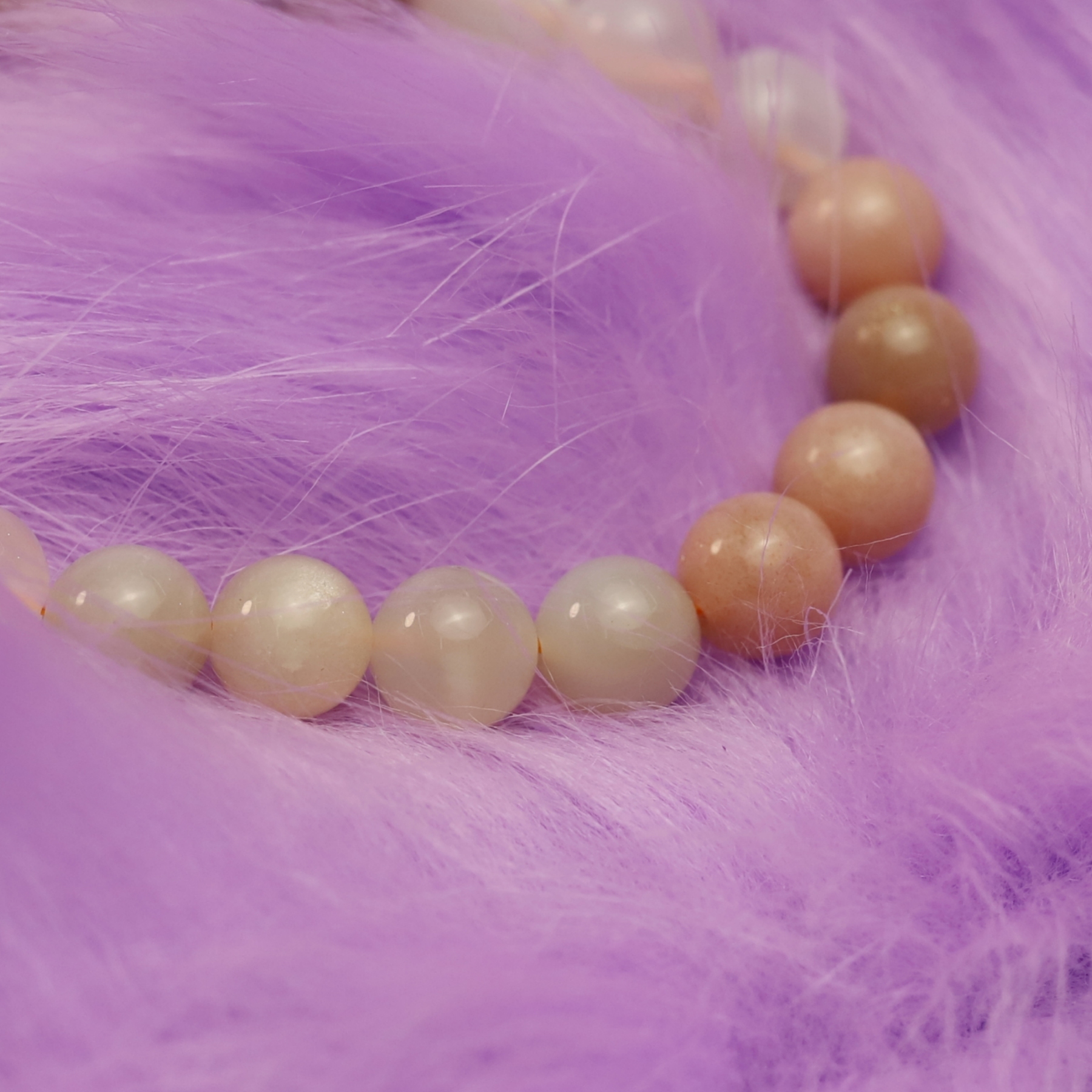 The Multicolor Moonstone Bracelet 6 to 16 mm ,Gemstone Round Beads Stretch Bracelet Beads, ,Natural Healing Stone,Gift For Women