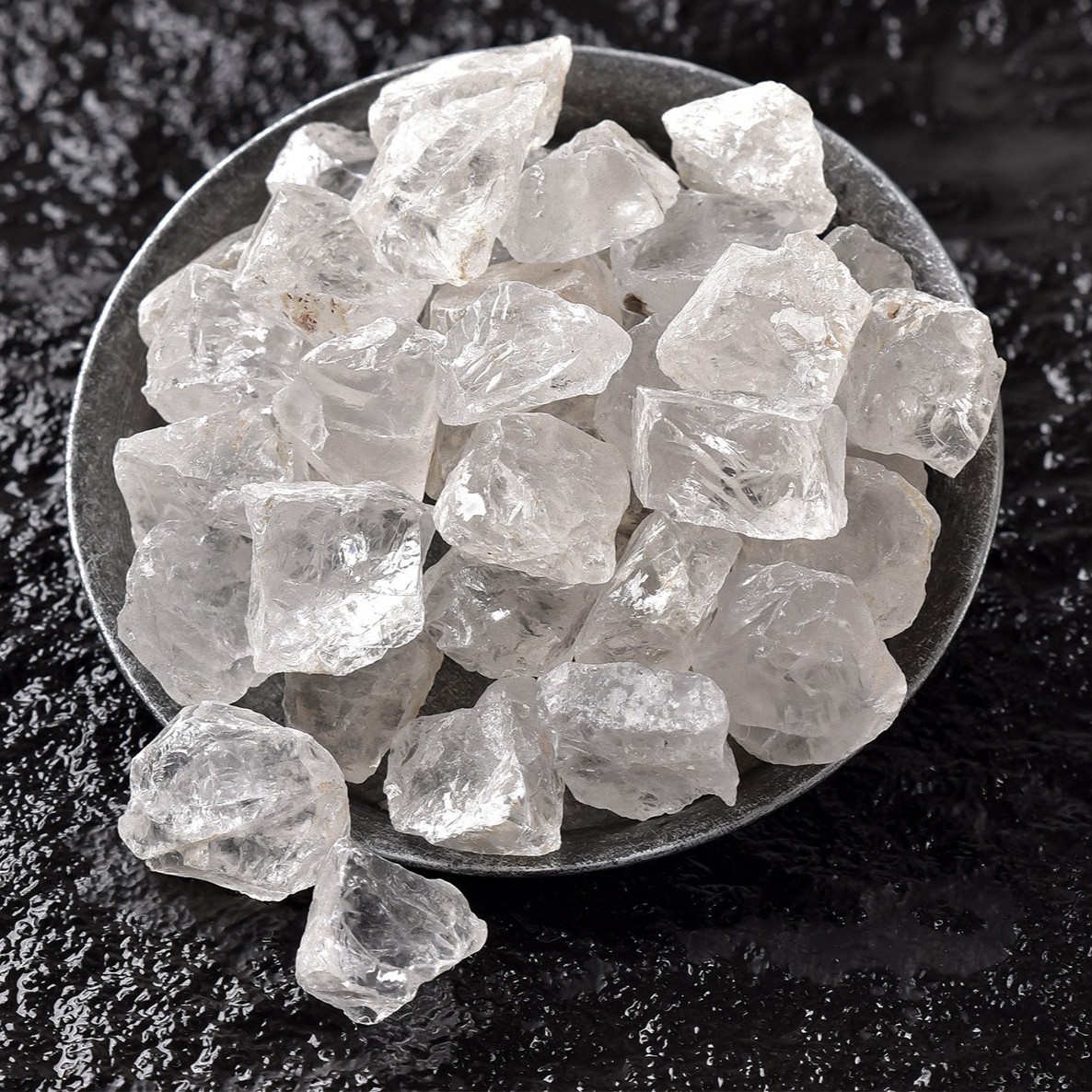 Natural Clear Quartz Crystal Bulk White Crystal Rock Raw Stones for Tumbling,Polishing | Gemstone Spiritual Healing Stone Meaning