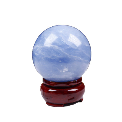 Natural Celestite Crystal Sphere – Raw Stone Mineral Crystal Ball | Gemstone Spiritual Healing Stone Meaning