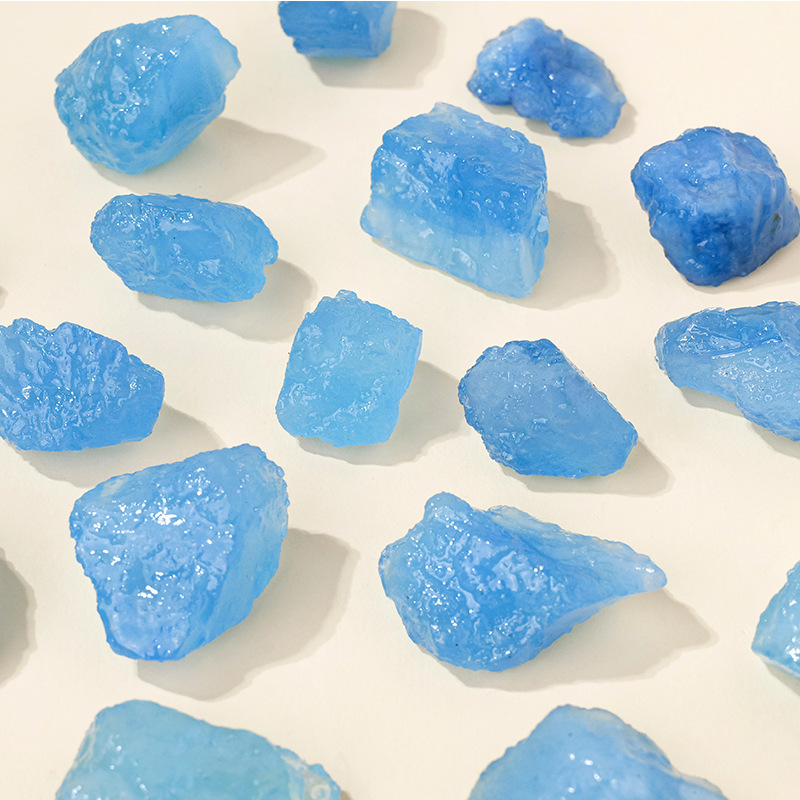Natural Gemstone Aquamarine Raw Crystals Rough Stones,Rocks for Tumbling and DIY | Crystal Spiritual Healing Stone Meaning