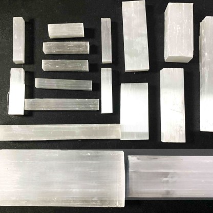 Natural Selenite Sticks – Raw Selenite Crystal Wand | Gemstone Spiritual Healing Stone Meaning