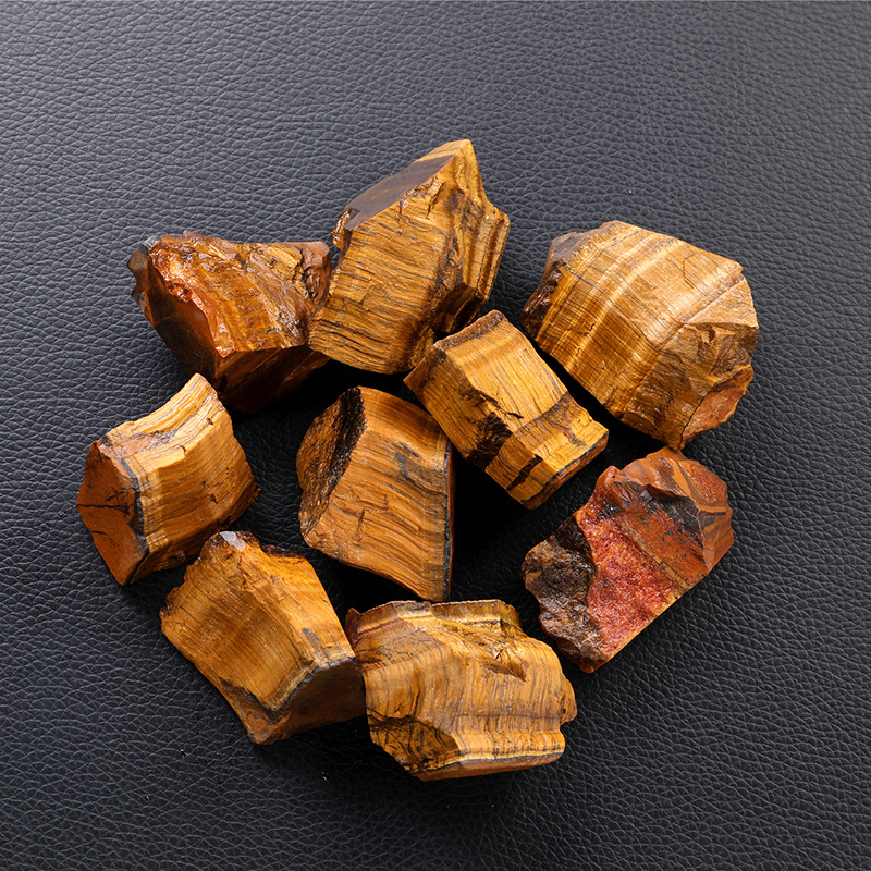 Natural Tiger Eye Raw Stone Crystal Aroma Stone | Fireless Diffuser Stone | Healing Crystal Decor