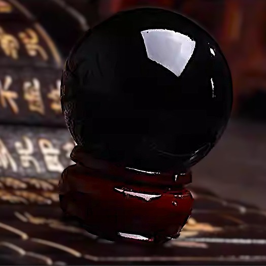 Natural Large Obsidian Crystal Sphere On Stand – Crystal Ball Polished Stone For Rekki,Meditation,Decoration | Gemstone Spiritual Healing Stone Meaning
