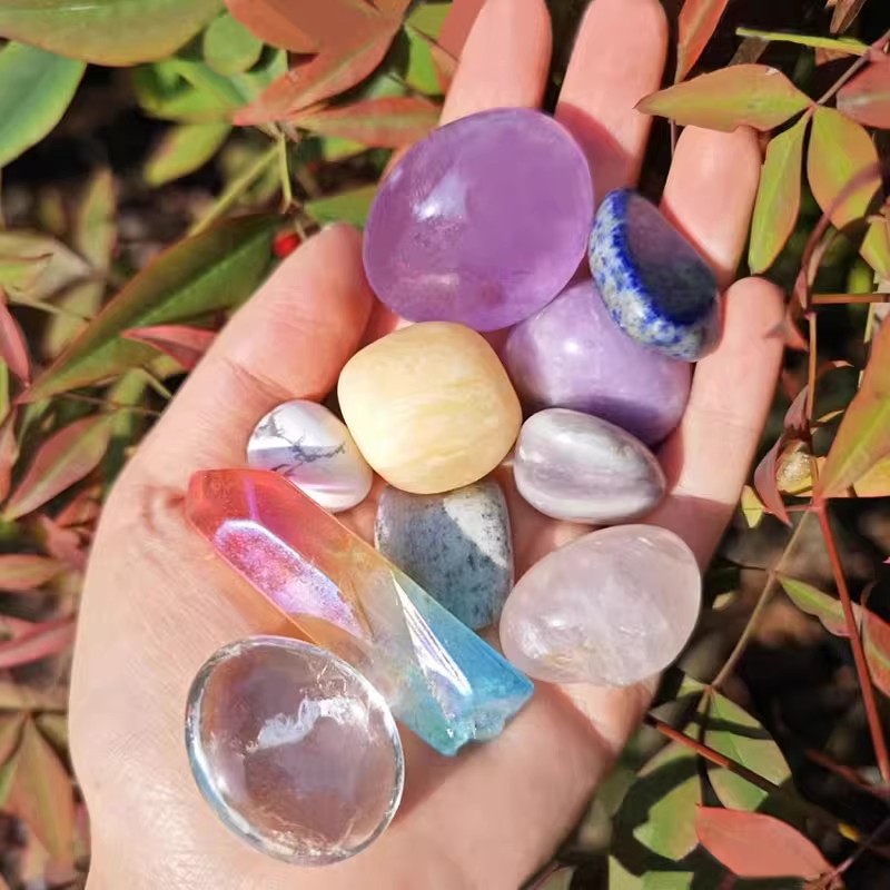 Natural Large Crystal Polished Tumbled Stones – Assorted Gemstone Rocks | Crystal Spiritual Healing Stone Meaning