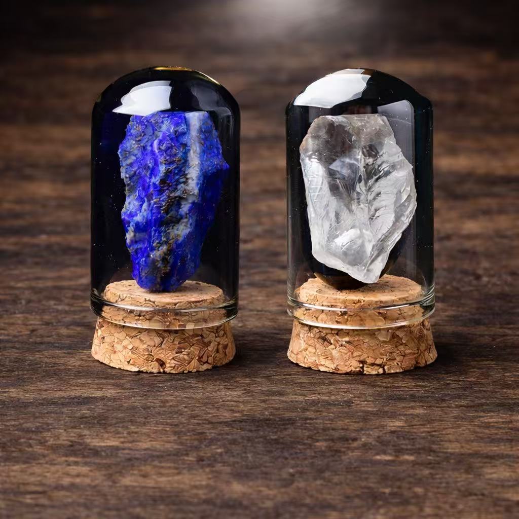 Natural Crystal Mineral Specimen Gift Box | Raw Stone Set with Colorful Gemstones | Gemstone Spiritual Healing Stone Meaning