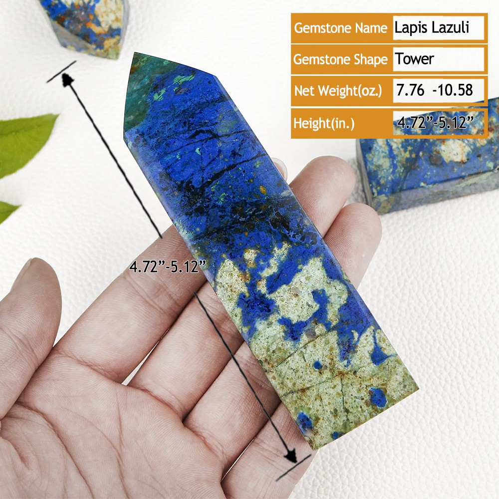 Natural Phoenix Lapis Lazuli Gemstone Coexistence Single-Terminated Crystal Tower – Four-Sided Polished  Stone | Crystal Spiritual Healing Stone Meaning