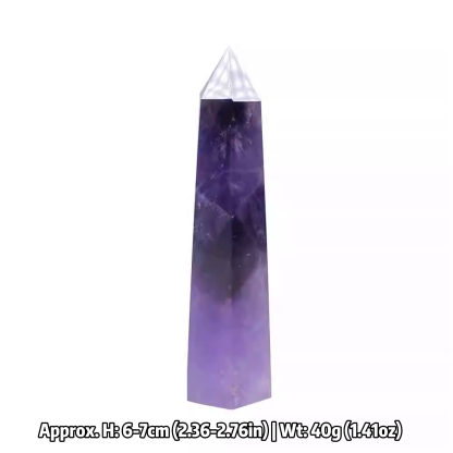 Natural Uruguay Amethyst Crystal Tower – Hexagonal Single-Terminated Stone, Deep Purple | Gemstone Spiritual Healing Stone Meaning